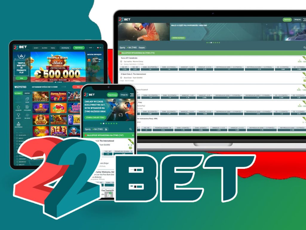 22Bet – bukmacher i kasyno online w Polsce