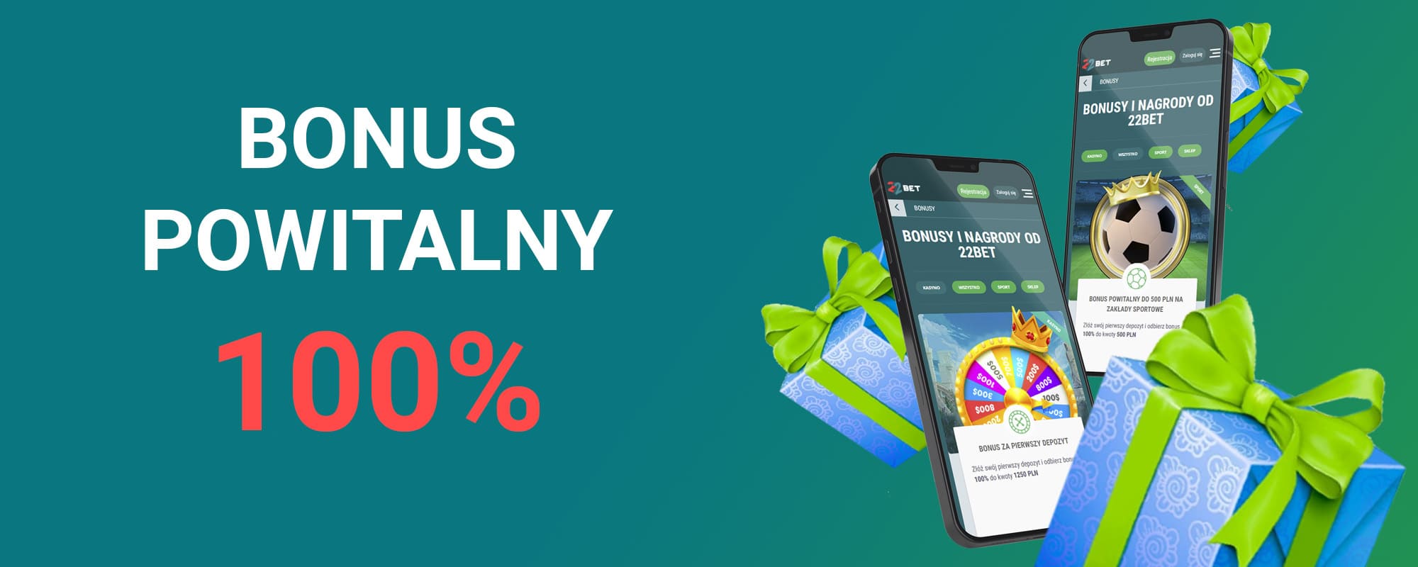 Bonus powitalny 22bet