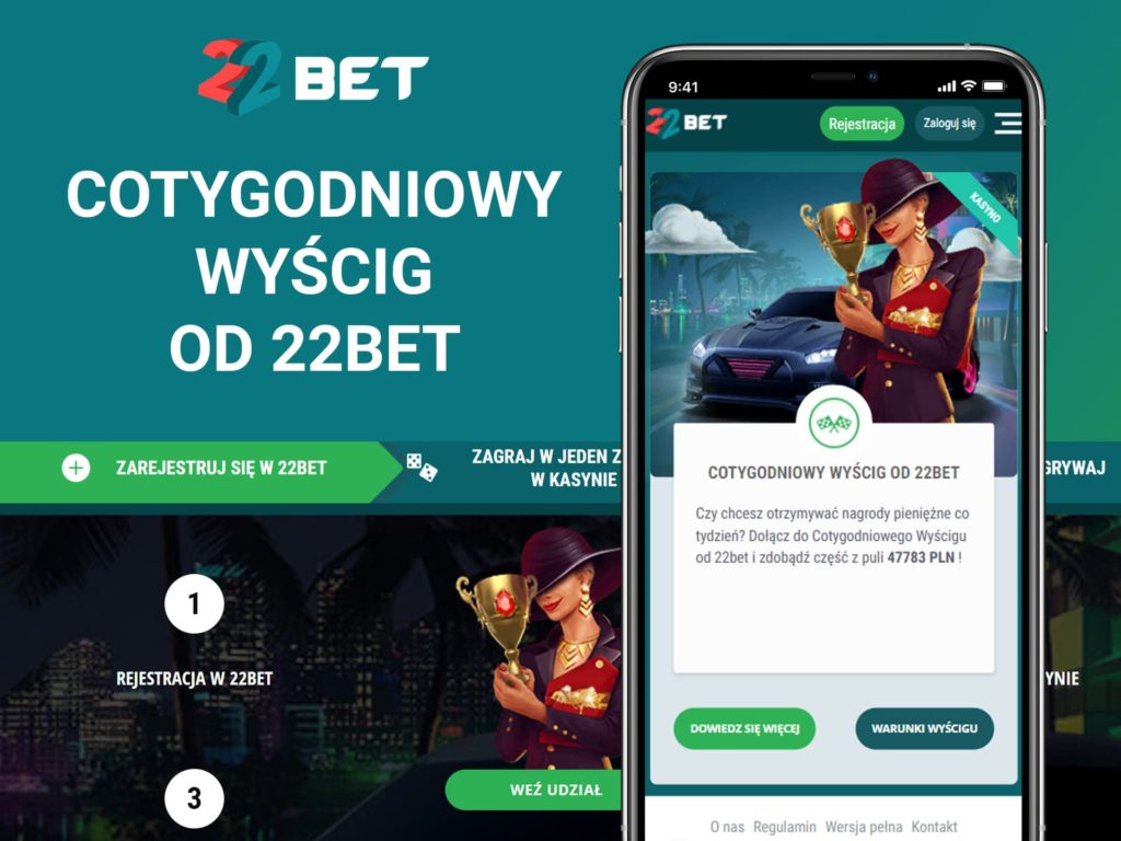 Cotygodniowy wyścig od 22Bet