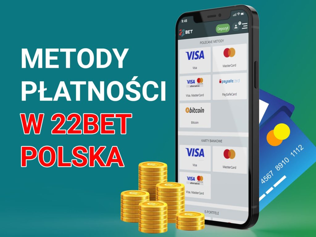 Metody platnosci 22Bet