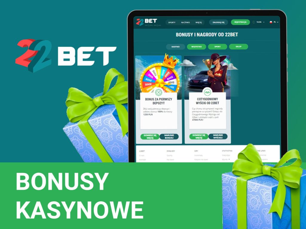System bonusowy 22Bet – promocje kasynowe