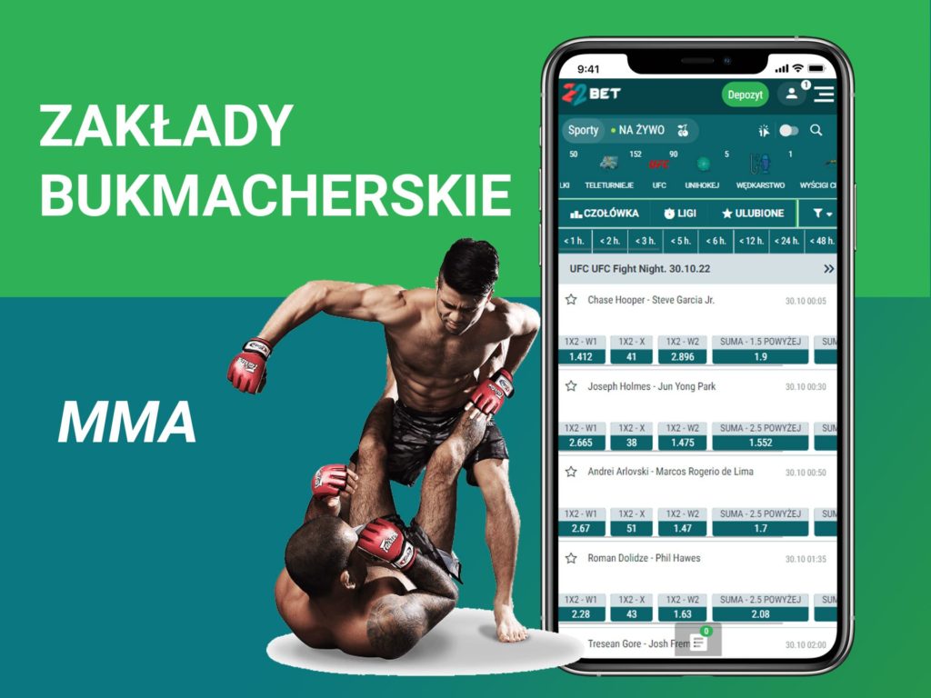 Zakłady bukmacherskie - mma