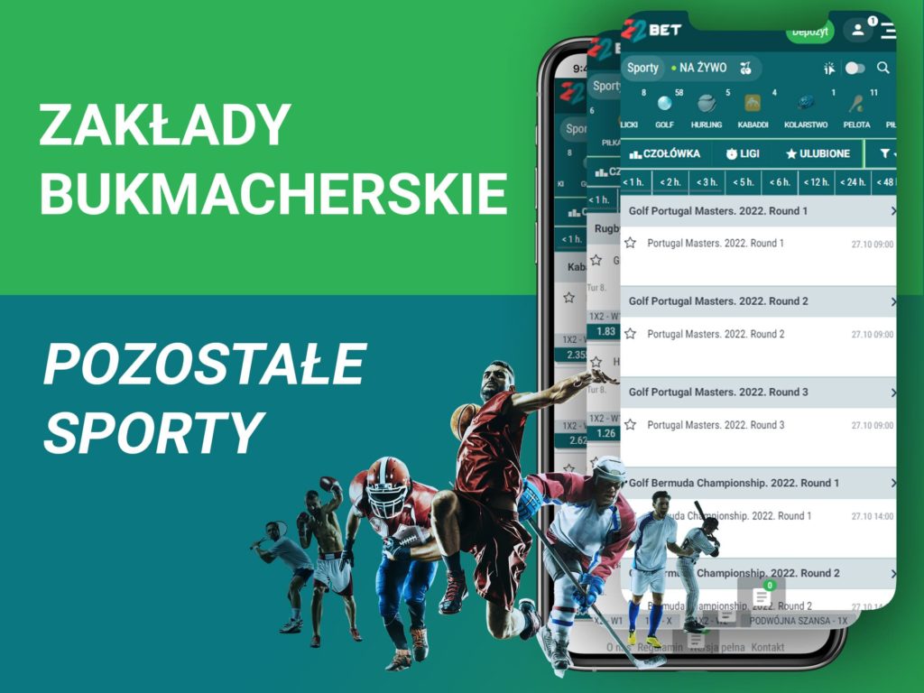 Zakłady bukmacherskie – pozostałe sporty