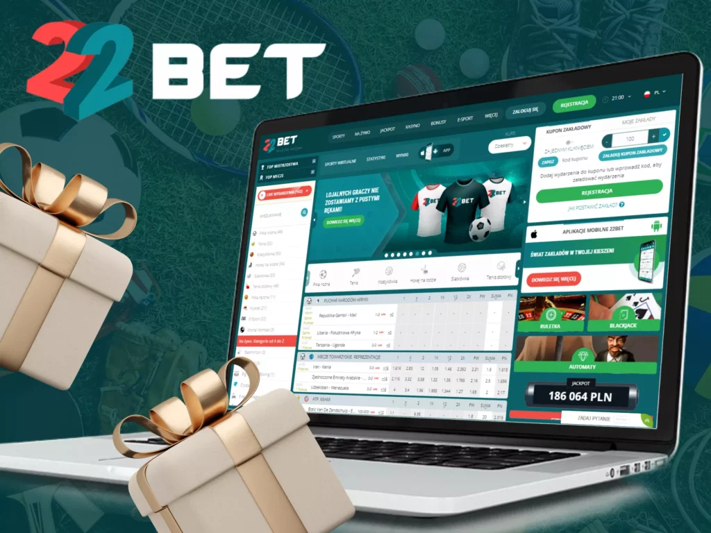 bonusy bukmacherskie 22bet
